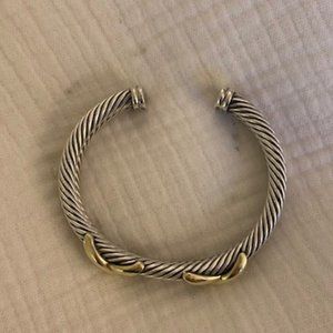 David Yurman Double Cable X Bracelet